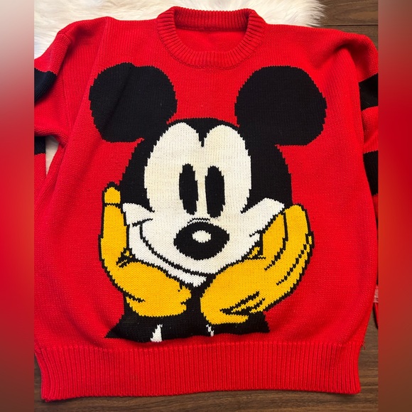 DISNEY Vintage Mickey Mouse Knit Sweater
